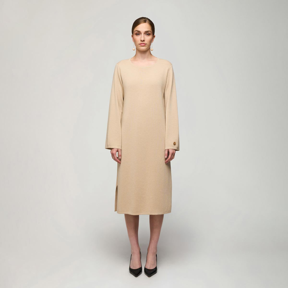 Nata-neulemekko, beige