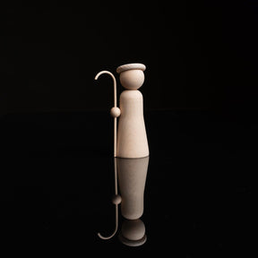 Joosef-puufiguuri, 13 cm, lakattu puu