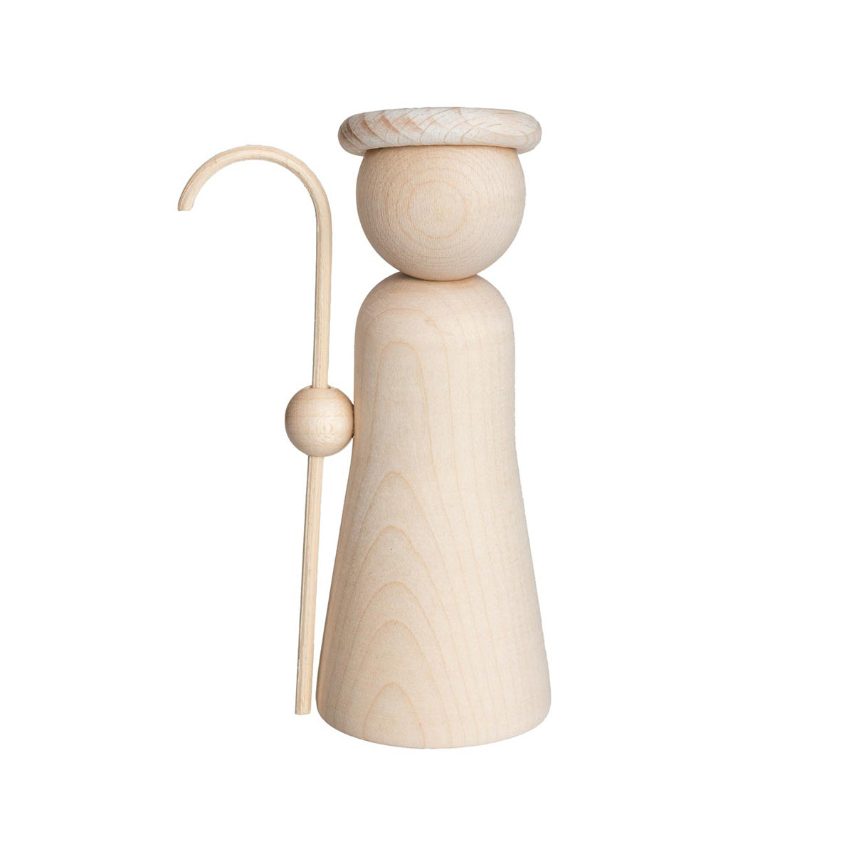 Joosef-puufiguuri, 13 cm, lakattu puu