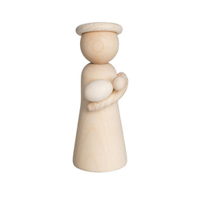 Maria-puufiguuri, 13 cm, lakattu puu