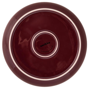 Puisto-pastalautanen, burgundinpunainen, 21 cm