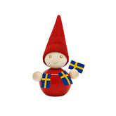 Tonttu Ruotsin lippu, 11 cm