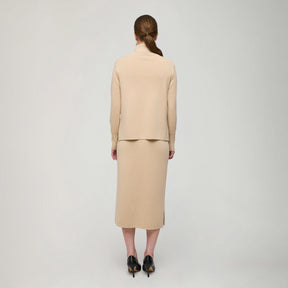 Nomi-pooloneule, beige