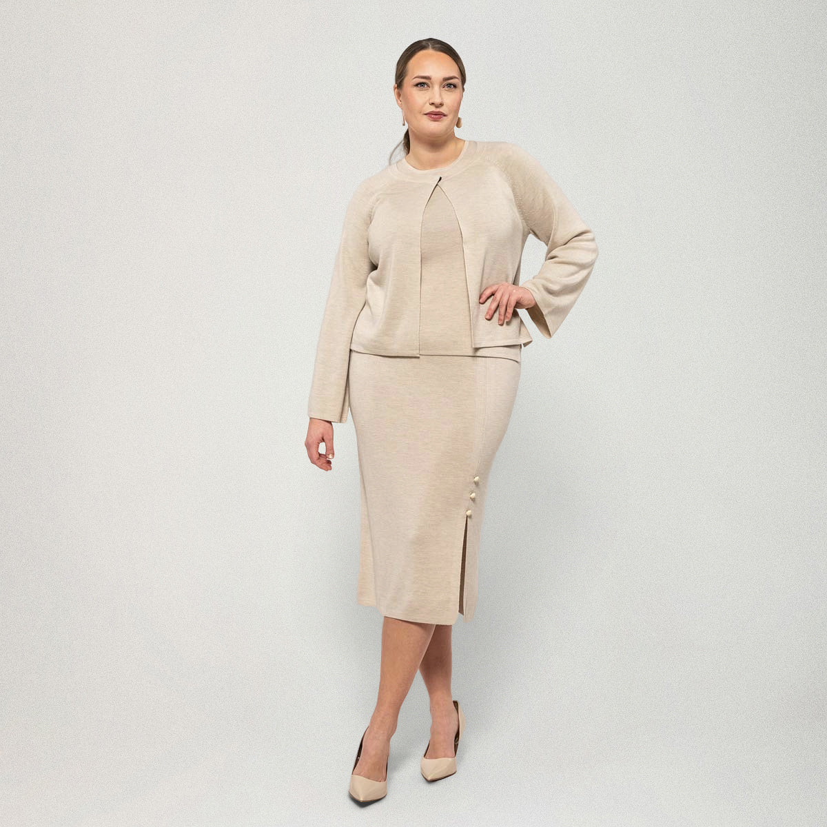 Alessia-neulehame, beige